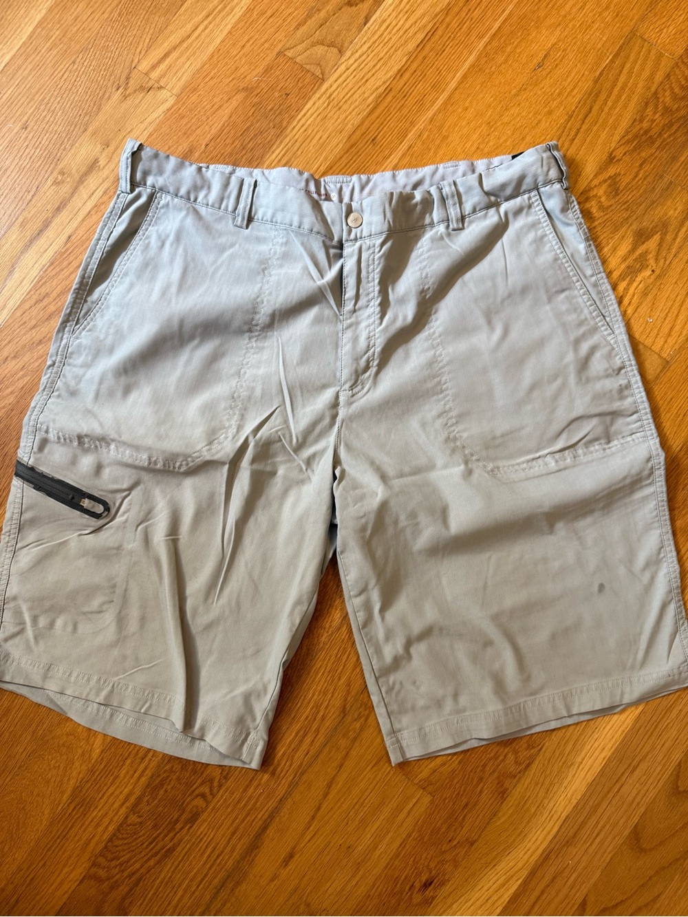 Nike Golf Tiger Woods Collection Shorts Mens 36 Khaki Tan Flat Front